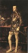 TIZIANO Vecellio King Philip II r Spain oil painting artist